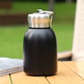 Miniatyrbillede 1 af 10: Vandflaske i rustfrit stål Slank isoleret termisk vand Black