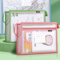 Miniatyrbild 4 av 10: Mesh blixtlåspåse Transparent filväska STYLE 4 STYLE 4 Style 4
