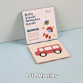 Miniatyrbild 1 av 9: 1Set baby kort med hög kontrast 6-12 MÅNADER 6-12 6-12 Months