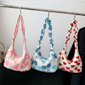 Miniatyrbillede 6 af 10: Dame Taske Dame Fluffy Tote Bag BLÅ blue