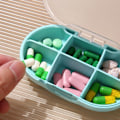 Pikkukuva 3 / 8: 6 Grids PillBox Pills Organizer CASE white