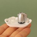 Miniatyrbild 9 av 10: 3st/ set Dockhus Miniature Pot Modern Hot Pot 1 1 1