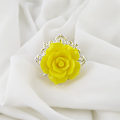 Miniatyrbilde 1 av 7: Serviett Munn Klut Ring GUL Yellow