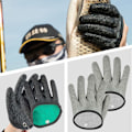 Miniatyrbillede 5 af 10: Fiskehandsker Work Cutproof Handske SORT HØJRE HØJRE Black Right-Right
