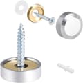 8 stk. Spejlskruer Dekorativ Hætte 18MM 18mm
