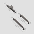 Miniatyrbilde 2 av 10: Møbelknotter med rett håndtak STYLE 6 STYLE 6 Style 6
