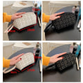 Miniatyrbilde 2 av 10: Kosmetikkpose Oppbevaringsposer SORT 21 X 10 X 9CM Black 21 x 10 x 9cm