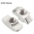 Miniatyrbilde 4 av 6: 30 stk Glide T-spormutter Halvrunde M8 M8