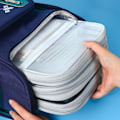 Pikkukuva 7 / 10: Mesh vetoketjullinen pussipussi Läpinäkyvä viilalaukku VÄRI 5 VÄRI 5 Color 5