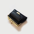 Miniatyrbillede 8 af 10: Mini Lås Clip Mønt Pung nøgletaske SORT black