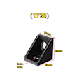 Miniatyrbillede 2 af 5: 8/20 stk. Indvendigt hjørnebeslag Gusset 2020 vinkelstik 8 stk. 8PCS