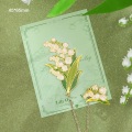 Miniatyrbild 3 av 10: Blommor Mässing Bokmärke Metall Bokmärke STYLE 4 STYLE 4 Style 4