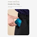 Miniatyrbillede 7 af 10: 6 Grid Pills Box Daily Pill Case LILLA purple