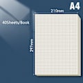 Miniatyrbillede 1 af 10: Blankt udkast til papirberegningspapir A4GRIDS-40ARK A4Grids-40Sheets