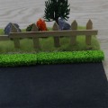 Miniatyrbilde 10 av 10: 3-arks miniatyrhagedekor Holdbar statisk 6 6 6