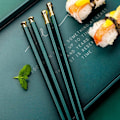 Pikkukuva 8 / 9: Alloy Chopsticks Japanilaisen keittiön syömäpuikot RED Red