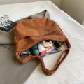 Miniatyrbilde 4 av 10: Slynge Skuldervesker Totes Bag HVIT WHITE