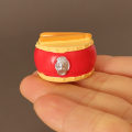 Miniatyrbilde 3 av 7: Dukkehus Miniatyr World Musical Instruments Ancient Style Drum