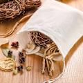 Miniatyrbilde 8 av 10: 50 Stk Krydderposer Muslinposer Krydderoppbevaring White 50 Pcs-50 Pcs