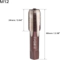 Miniatyrbilde 2 av 7: Metrisk håndtapp M12 gjenger 1,5 stigning 2 STK 2 STK 2pcs