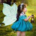 Pikkukuva 7 / 10: Butterfly Fairy Wings Prinsessa Angel Wing VIHREÄ A A Green A-A