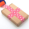 Miniatyrbillede 6 af 8: Designer sød pakketape Farverigt tryk forsendelsestape HEART
