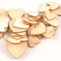 Pikkukuva 1 / 10: 50/100 kpl Sekapuuviipaleet Puiset Charms Riipus 01-100 KPL 01-100pcs