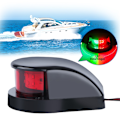 Miniatyrbillede 10 af 10: Bådnavigationslys Sejlsignallampe SORT Black