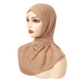 Miniatyrbillede 1 af 10: Muslimsk Turban Head Wraps tørklæde CAMEL Camel