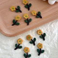 Miniatyrbilde 1 av 10: 10 stk/lot Broderi-klistremerke med små blomsterlapper 4 4 4