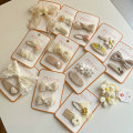 Pikkukuva 8 / 10: 2 kpl / set Kangas Barrettes BB Clips 2 2 2