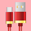 Miniatyrbild 1 av 9: Typ-C Datakabel Android Datakabel RÖD 1.5MTYPE-C TYPE-C RED 1.5MType-c-Type-c