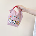 Miniatyrbillede 1 af 7: Sød møntpung, broderi lærredstaske 1 1 1