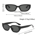 Miniatyrbilde 2 av 10: Cat Eye Solbriller Retro Shades LEOPARD-GRÅ LEOPARD-GRÅ Leopard-Gray