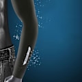 Miniatyrbillede 5 af 10: 1 Par Arm Sleeve Ice Stof Sleeve SORT XL black XL