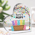 Miniatyrbild 7 av 7: Påskhare-prydnad Hjärtformade prydnader MIMI'S PEEPS mimi's peeps