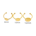 Miniatyrbillede 3 af 5: Flade tomme ringe Ringe i rustfrit stål Flade tomme ringe DIY