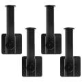 Miniatyrbillede 1 af 10: 4 Stk Hattestativer Væg Hatteholder SORT Black