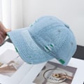 Pikkukuva 5 / 10: Muodikas Holes Cap Cap KELTAINEN Yellow
