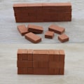 Miniatyrbillede 8 af 10: 10/50 stk Sandbord Mursten Simulation Mursten 4 4 4