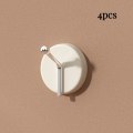 Miniatyrbilde 1 av 10: 4stk Veggkrok Selvklebende krok BEIGE Y SHAPE Y SHAPE beige Y shape-Y shape