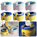 Pikkukuva 8 / 10: Baby Lasten Potta Taitettava Lasten Potta KELTAINEN ILMAN Yellow Without Mat-Without Mat