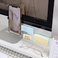 Miniatyrbillede 3 af 8: Desktop Storage Rack Message Board Note Board
