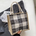 Pikkukuva 1 / 10: Lounaskassit Kangaskassi MUSTA Vetoketju black Zipper-Zipper