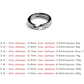 Miniatyrbilde 2 av 7: Fish Connector Fiskedelte ringer 8-(0,9 X ID5,0)MM 8-(0,9 X 8-(0.9 X ID5.0)mm