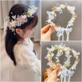 Miniatyrbilde 4 av 7: Fairy Flower Pannebånd Hårbånd 2 STK/ SETT 2 STK/ SETT 2Pcs/ sets