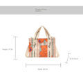 Miniatyrbillede 2 af 10: Bogstavtrykt mulepose Crossbody-taske C C C