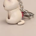 Miniatyrbilde 3 av 10: Shy Cat nøkkelring Chubby Kitten Keyring 2 2 2