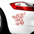 Miniatyrbillede 5 af 5: 6 STK Haha Car Windscreen Stickers Sjove Hahaha Stickers Decals