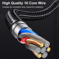 Miniatyrbilde 8 av 10: USB 3.1 Gen 2 Type-C-kabel OTG-dataledning 1M-HANN TIL HANN 1m-Male to Male
